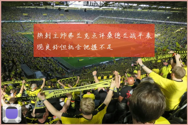 热刺主帅弗兰克点评桑德兰战平表现良好但机会把握不足